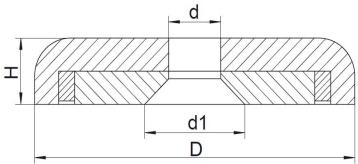 Shallow Pot Magnet SWNA Line Drawing