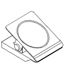 Line Drawing of Magnetic Clip SWFK30