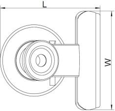 Structural Drawing of Magnetic Clip SWFK29