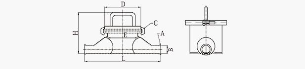 Magnetic Liquid Trap with Clamp Connection Structure