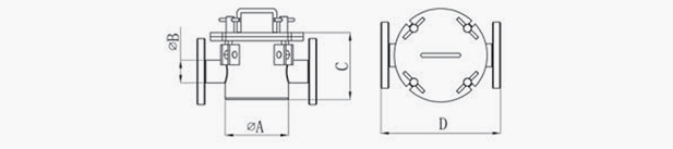 N-style Magnetic Liquid Trap Structure