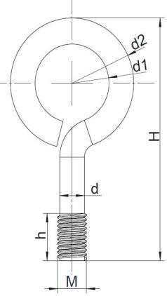 Steel Eyebolt Structure