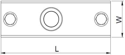 Line Drawing of Precast Concrete Shuttering Magnet SM1