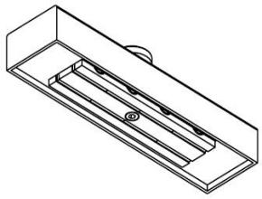 Precast Concrete Shuttering Magnet SM Line Drawing