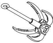 Metal Grappling Hook